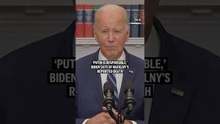 ‘Putin is responsible,’ Biden says of Alexei Navalny’s reported death