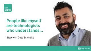 Data Scientist Stephen - People like myself are technologists who understand...