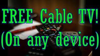 Free Cable TV and Live TV Local Stations (updated)