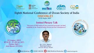 Invited Plenary Talk on "Discovery of MJO-induced intra-seasonal barotropic sea level variability.."