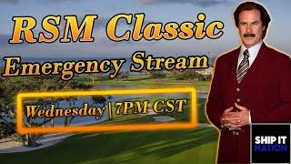 The RSM Classic | Emergency Stream | PGA DFS | DraftKings Strategy | Ship It Nation