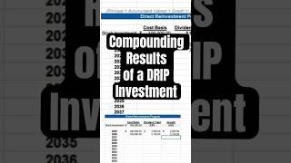 $100,000 invested in a DRIP for 20 years (Compounding Results)