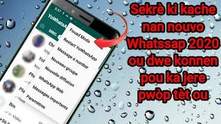 Sekrè ki kache nan whatssap 2020 ou dwe konnen pou pwoteje tèt ou.