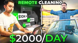 How To Start A  Remote Cleaning Business for BEGINNERS in 2025