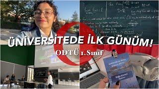 Üniversitede İlk Günüm! ODTÜ 1.Sınıf | Uluslarası Etkinlik Düzenledik! Amfi Dersi, İngilizce Sunum