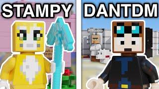 I Built Minecraft YouTuber LEGO Sets