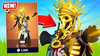 New Legendary Oro Skeleton King Skin! (Fortnite Battle Royale)