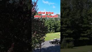 This is it! 1952 Chevy pickup first drive after 20 years!!!