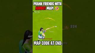 OP Aimbot To TROLL  #fortnite #fnmmemes