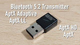 USB Bluetooth 5.2 AptX Adaptive QCC3040 Transmitter Review