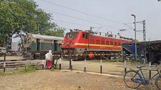 Speedy Trains Crossing Through Railgate | Trains Through Level Crossings | Indian Railways