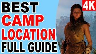 Soulmask Best Location to Build Base Campsite Early Game to Very Late Game - End Game Campsite