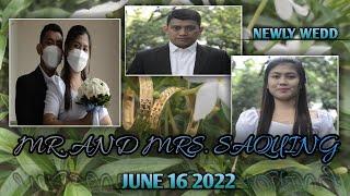 NEWLY WEDD MR. AND MRS. SAQUING