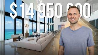 $14.950.000 Spectacular Duplex Penthouse in Porsche Design Tower | Sunny Isles Beach