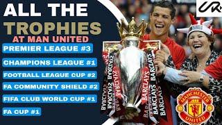 All the Trophies Won by Ronaldo at MAN United | Full List & Highlight