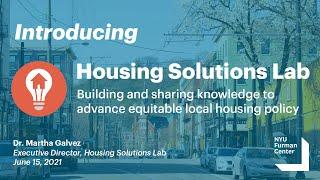 Housing Solutions Lab Launch Event: Housing and Opportunity in Small and Midesize Cities