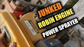 DIY Repair Muna sa Junked na Power Sprayer. Robin Engine.