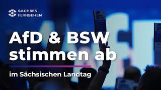 GEMEINSAME SACHE zwischen AFD und BSW? „Verlogen“ findet die SPD I Sachsen Fernsehen