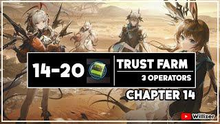 [Arknights] 14-20 | Trust Farm Easy Strategy | Absolved Will Be The Seekers