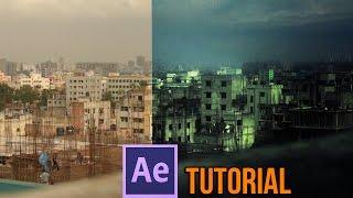 After Effects Tutorial - Realistic Rain scene -