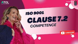 ISO 9001 Clause 7.2 Competence | Auditor Training Online