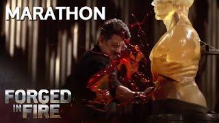 Bloody WEAPONS Under EXTREME Pressure | Forged in Fire *Marathon*