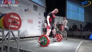 Arturs Paikis - 600kg 20th Place 105kg - European Classic Championships 2018