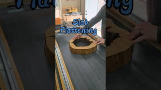 Slab Flattening Router Sled Setup #epoxytable