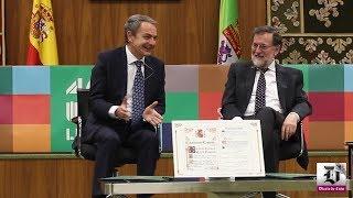 Zapatero desvela una anécdota con Rajoy previa al cara a cara televisivo de 2008