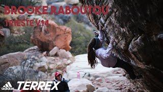 Adidas Terrex: Brooke Raboutou climbs "Trieste" V14