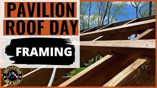 Building a Pavilion Roof | Framing in Cedar Tone | Always DIY