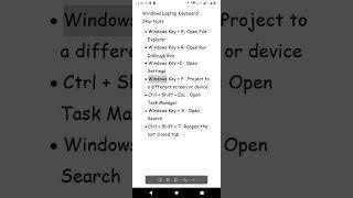 windows laptop keyboard shortcuts # computer # computer Gyan
