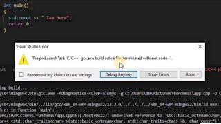 حل مشكله c/c++:gcc.exe build active file