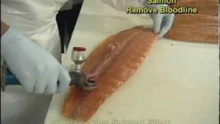 Salmon Blood Line Removal - Whizard Trimmer