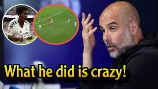 What did Guardiola say about Endrick's unexpected goal in the Real Madrid and Stuttgart match?