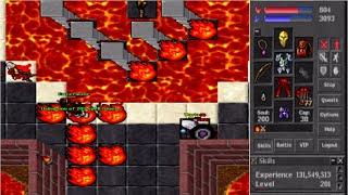 Old Tibia - MS 201[Rare Set] Destroying Warlocks with SDS - Embermane (Antica 2007 7.92)