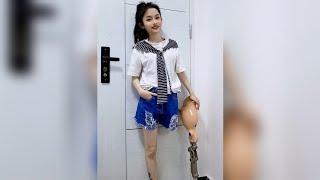 Glamorous Amputee Fashion Model Girl | With & Without Prosthetic Leg | Amputada