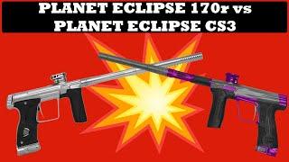 WORTH THE $$?! | Planet Eclipse CS3 vs Planet Eclipse 170r Paintball Comparison Video | Punishers PB