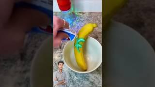 Banana and Colgate hack || #shorts #shortvideo #shortsfeed #banana #colgate #science #experiment