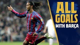 ALL THE GOALS: Every Ronaldinho strike for Barça!