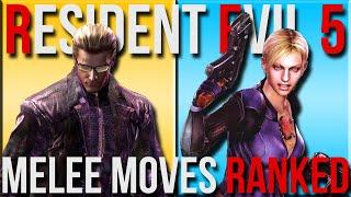 ALL RESIDENT EVIL 5 Melee Moves RANKED WORST TO BEST (Plus Combo Moves)