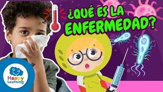 ¿Qué son las enfermedades🩺? Tipos de enfermedades explicadas para niños | @HappyLearningES