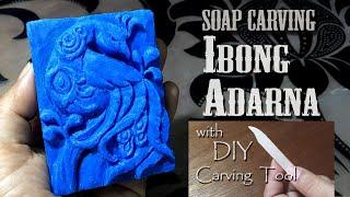 SOAP CARVING Ibong Adarna Using A Simple Homemade Tool