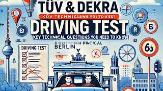TÜV & DEKRA Driving Test: Key Technical Questions You Need to Know! Berlin Fahrprüfung practical