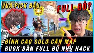 Ruok Thử Thách Solo Cân Cả Map Bắn Full Đỏ Khiến Jeeker Nghi Ngờ Trong Free Fire | Jeeker Play