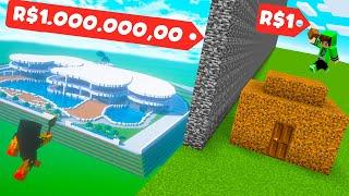 BATALHA DE CONSTRUÇÃO REALISTA NO MINECRAFT - O Filme