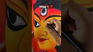 Navratri Special Durga Maa Drawing Easy. #shorts #maa #durga #trending #art