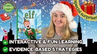 Speech Therapist Reads "Elf" | Guilt-Free Screen Time| Holiday Books for Kids