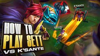 SETT vs KSANTE: How to Destroy Him in Lane | Step-by-Step Breakdown