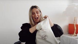 THE BEST HERMES BAG I'VE EVER SEEN & IT'S MINE! PUSH PRESENT HERMES BAG REVEAL | CLAIRE CHANELLE